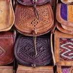 From slippers to poufs and bags, each piece reflects generations of Moroccan leatherworking skill and design.
